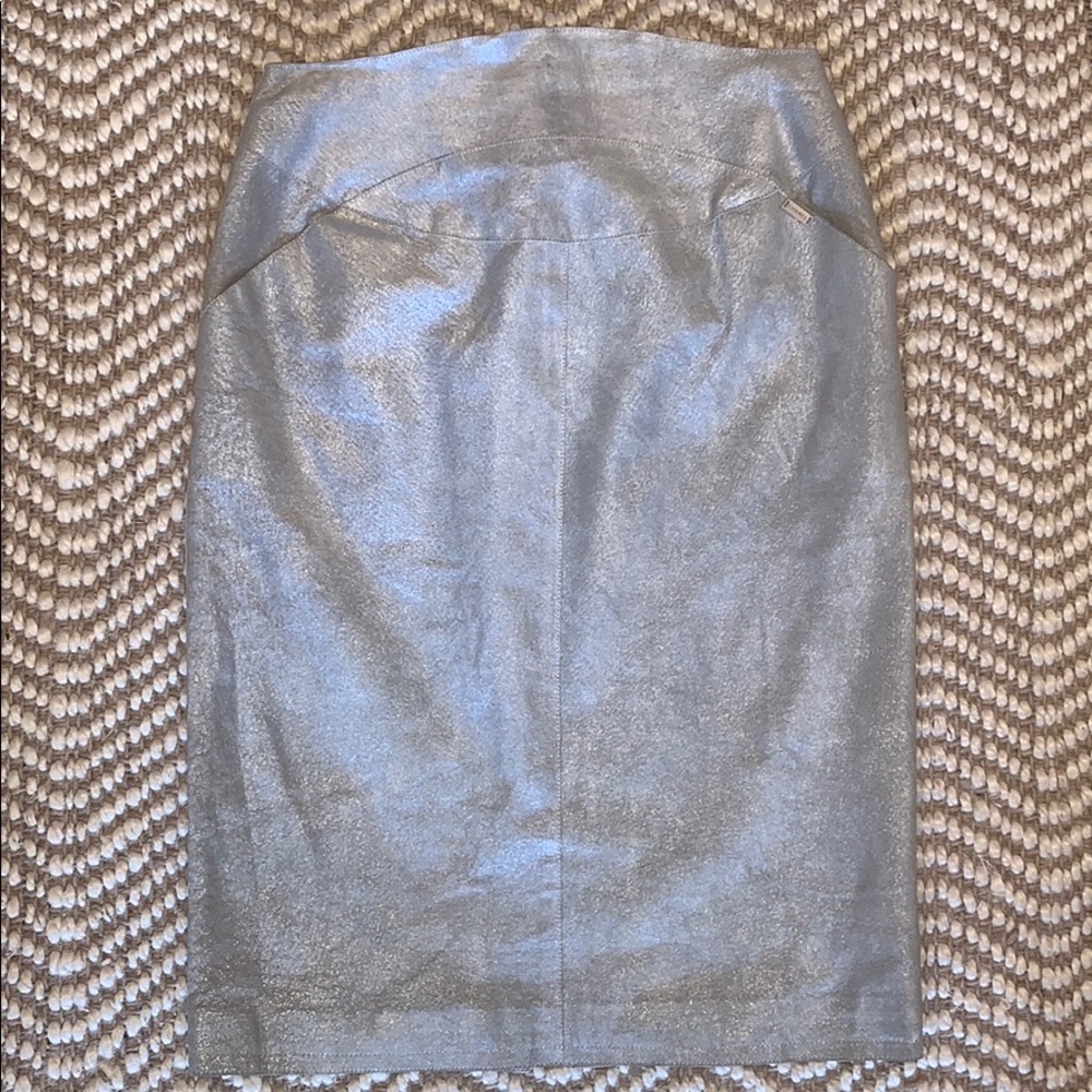CHANEL suede skirt